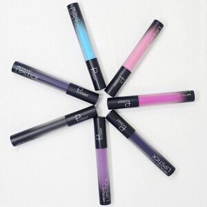 Pudaier Metallic Lipstick Set – 7 Shades, Long-Lasting Gloss, Vegan Formula
